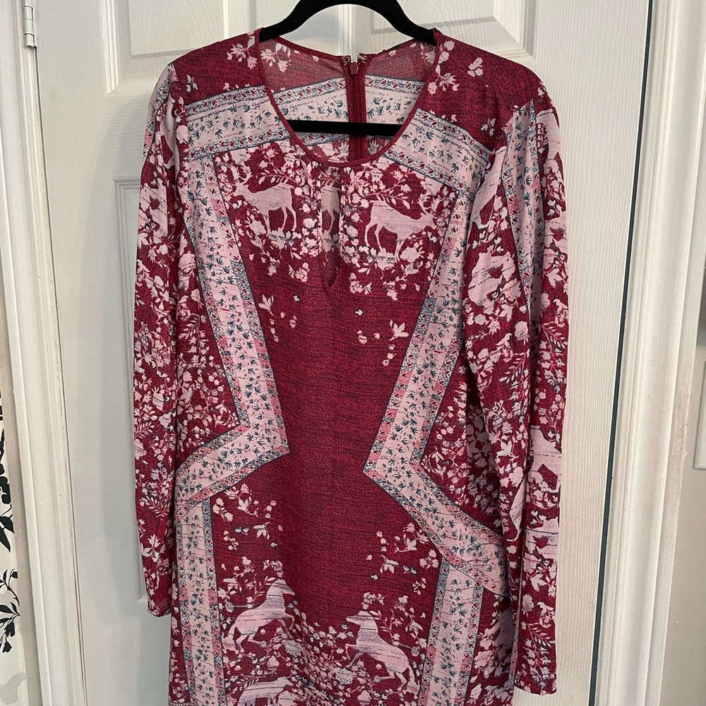 BCBG long sleeve sheath dress